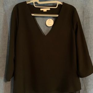 C&E cut out black top